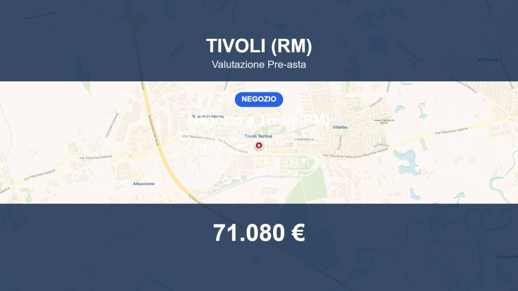 negozio in vendita a Tivoli in zona Terme