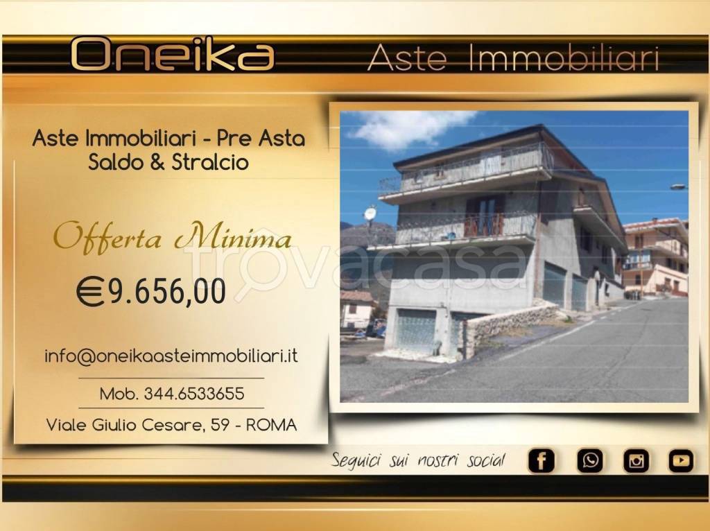 appartamento in vendita a Vallepietra