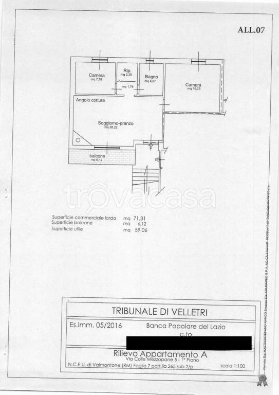 appartamento in vendita a Valmontone