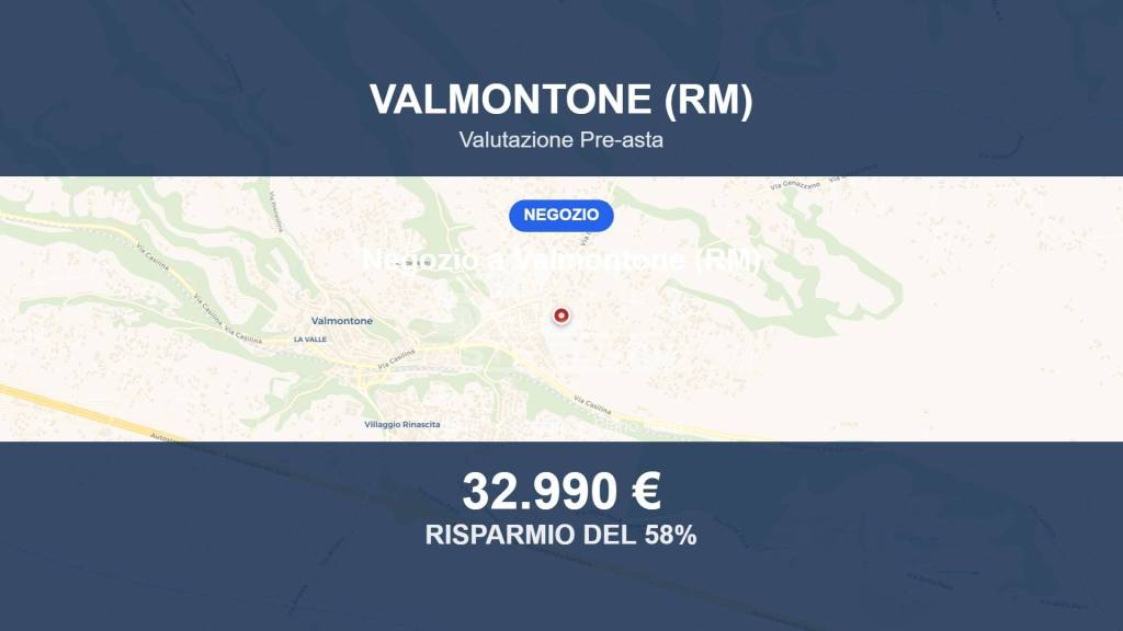 negozio in vendita a Valmontone