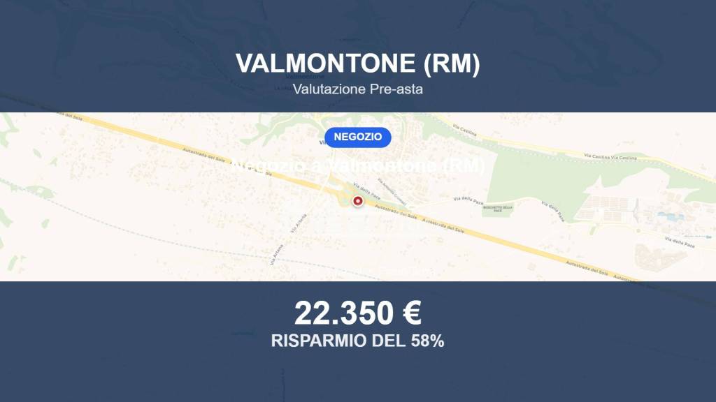 negozio in vendita a Valmontone