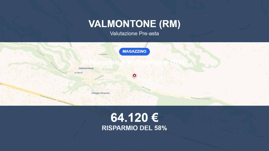 locale commerciale in vendita a Valmontone