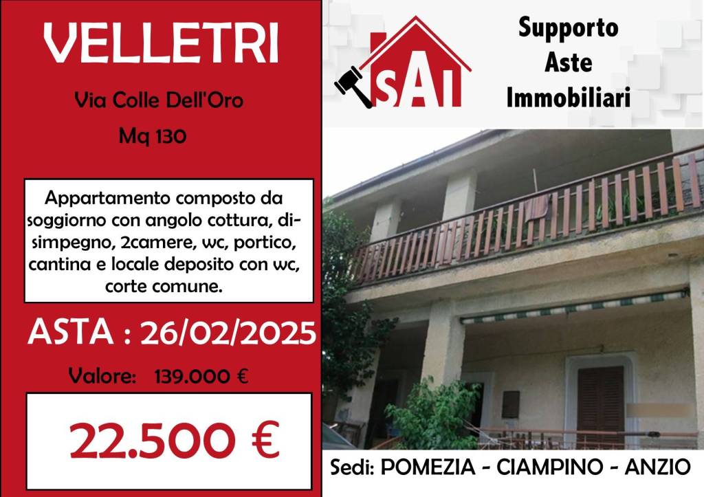 appartamento in vendita a Velletri