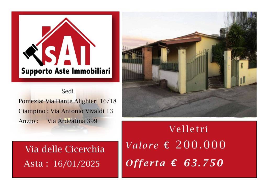 appartamento in vendita a Velletri
