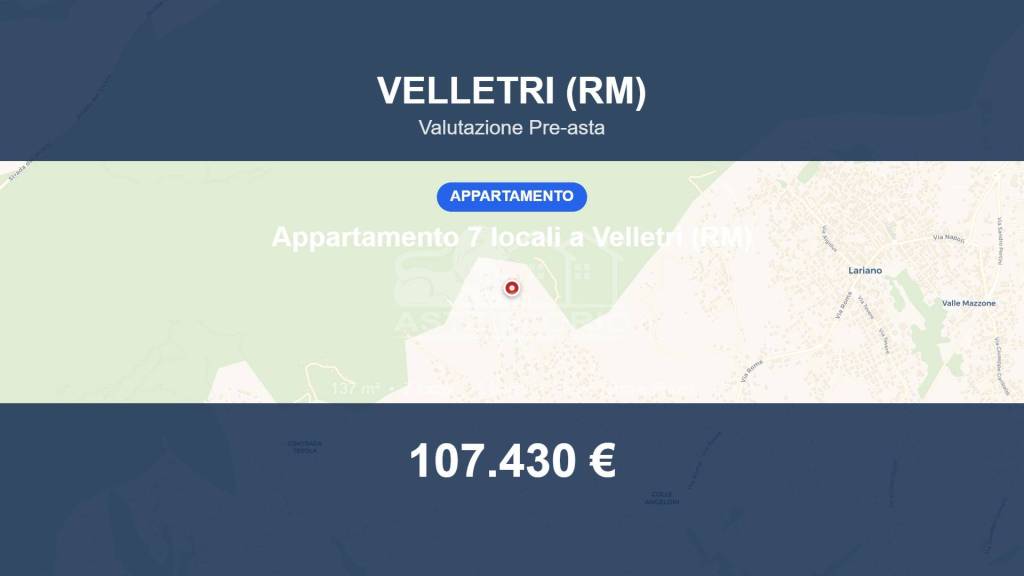 appartamento in vendita a Velletri