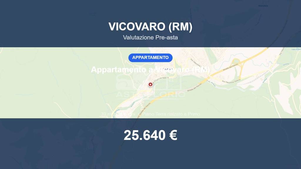 appartamento in vendita a Vicovaro