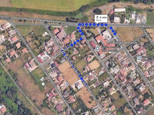 terreno agricolo in vendita a Zagarolo in zona Valle Martella