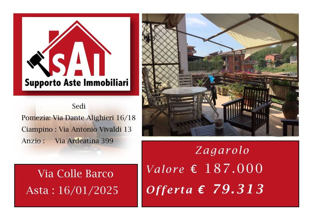 appartamento in vendita a Zagarolo