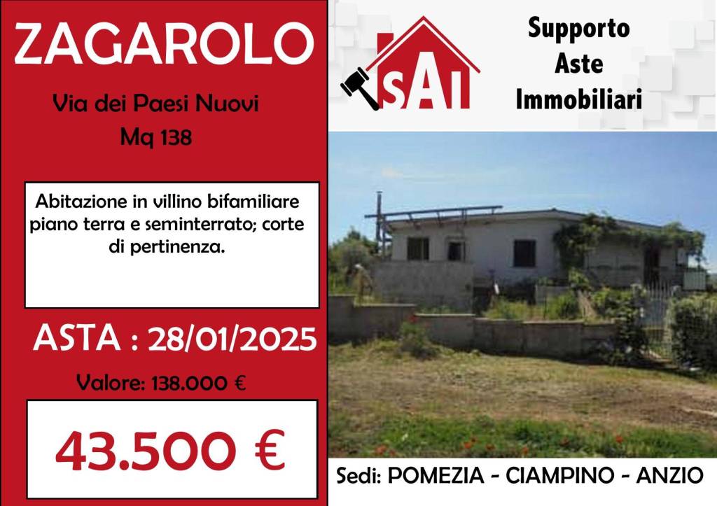 appartamento in vendita a Zagarolo