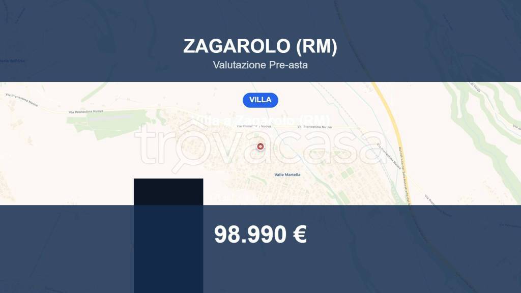 casa indipendente in vendita a Zagarolo in zona Valle Martella