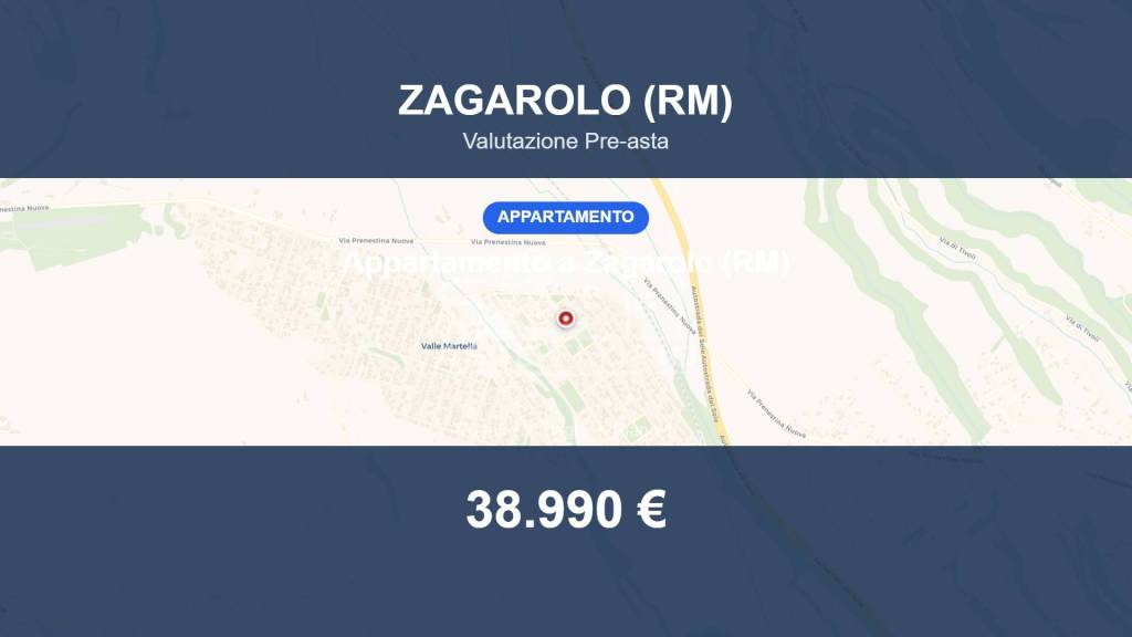 appartamento in vendita a Zagarolo in zona Valle Martella