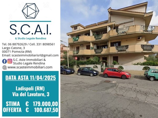 appartamento in vendita a Ladispoli