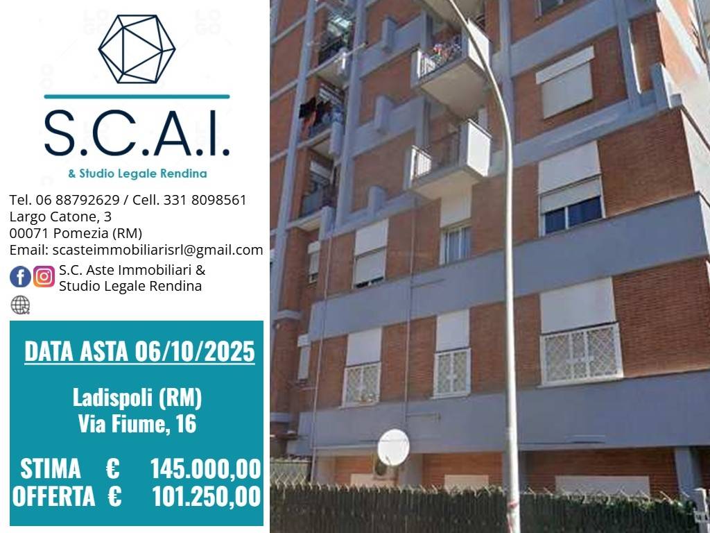 appartamento in vendita a Ladispoli