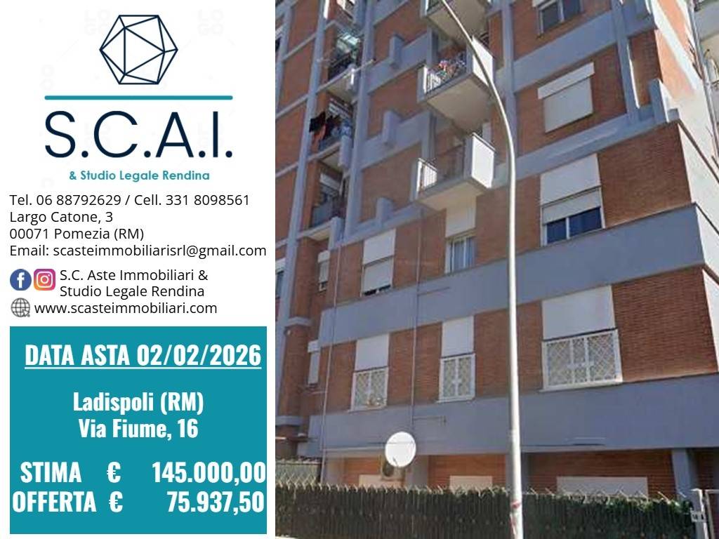 appartamento in vendita a Ladispoli