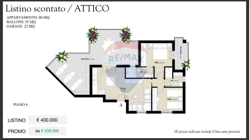 appartamento in vendita a Ladispoli