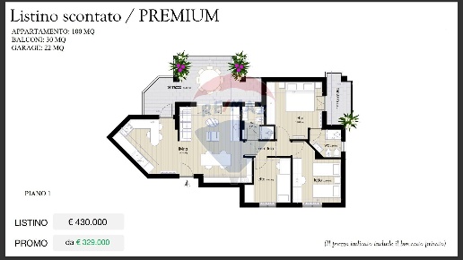 appartamento in vendita a Ladispoli