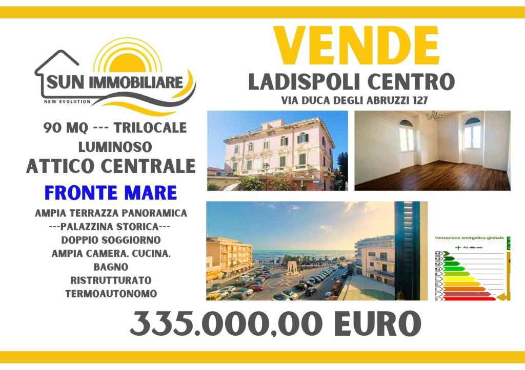 appartamento in vendita a Ladispoli