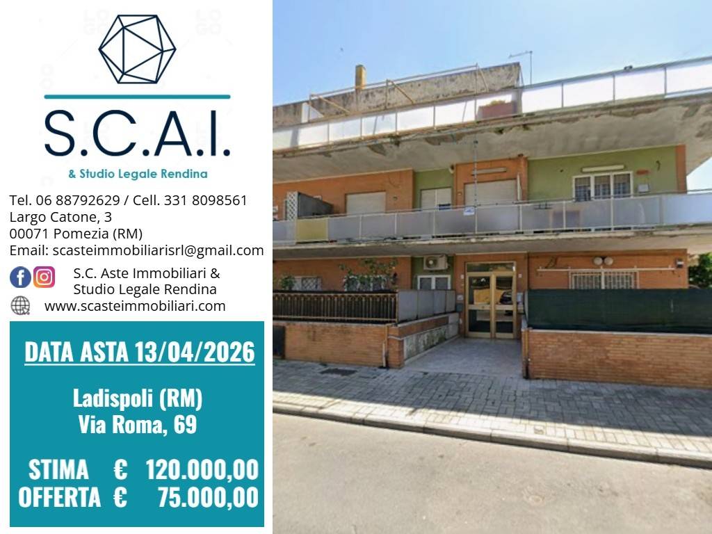 appartamento in vendita a Ladispoli