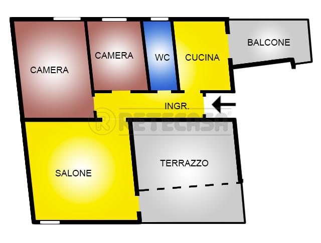 appartamento in vendita a Ladispoli