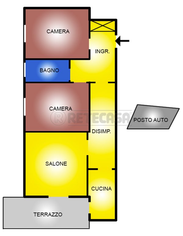 appartamento in vendita a Ladispoli