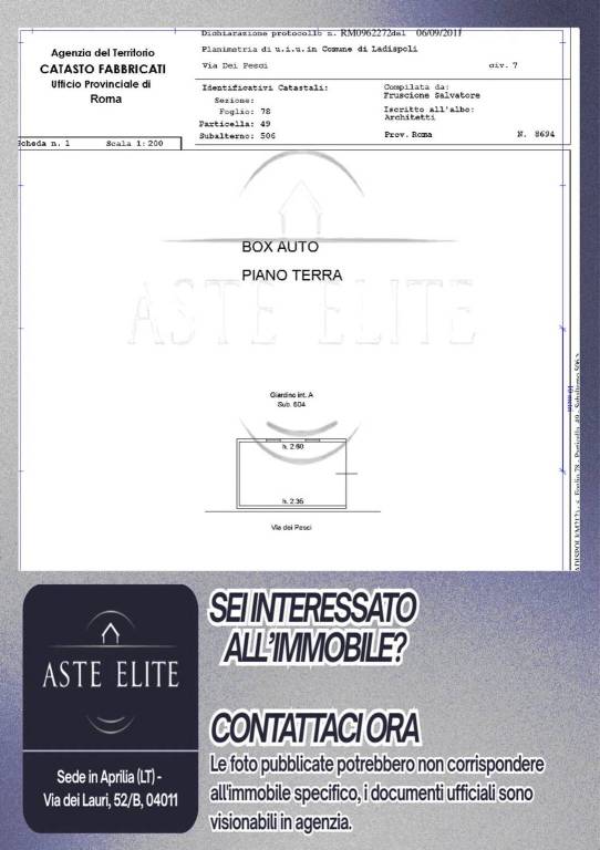 appartamento in vendita a Ladispoli in zona Marina di San Nicola