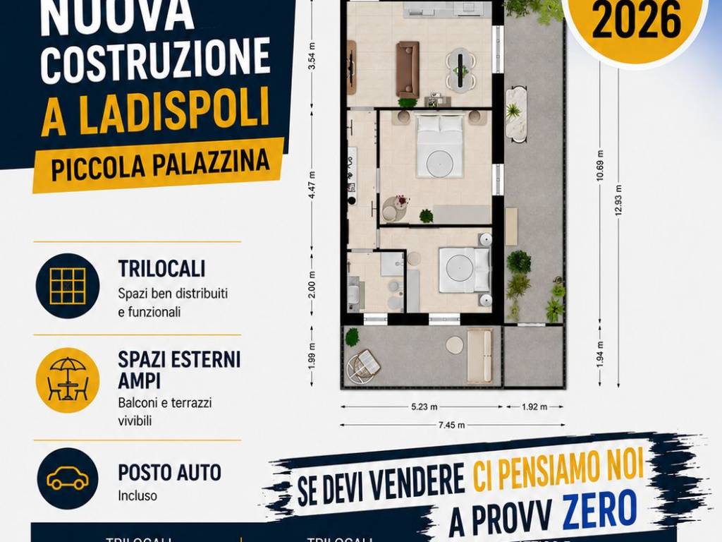 appartamento in vendita a Ladispoli