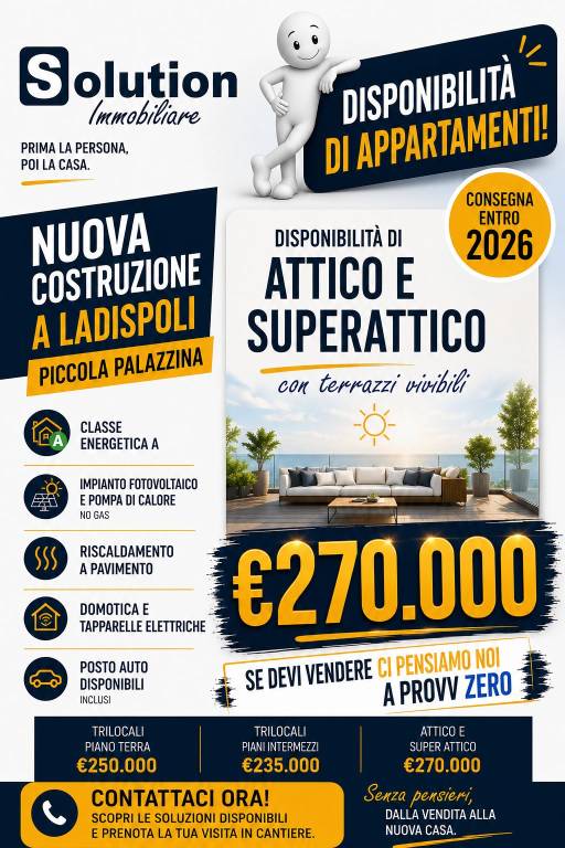 appartamento in vendita a Ladispoli