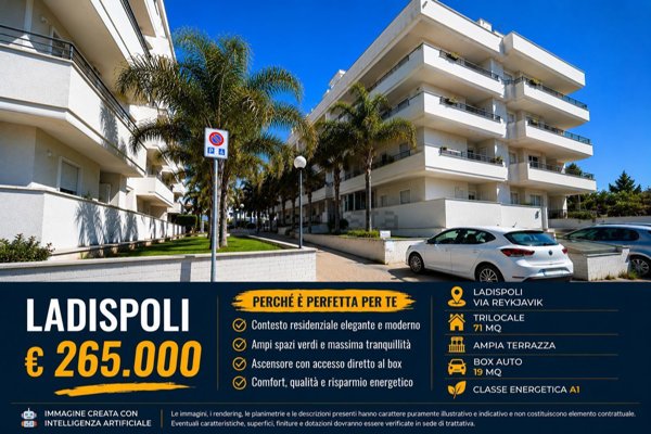 appartamento in vendita a Ladispoli
