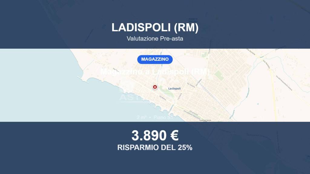 locale commerciale in vendita a Ladispoli