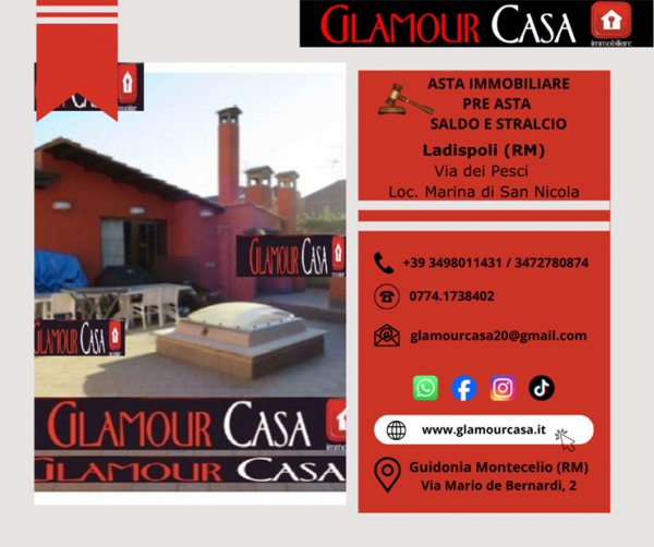 casa semindipendente in vendita a Ladispoli in zona Marina di San Nicola
