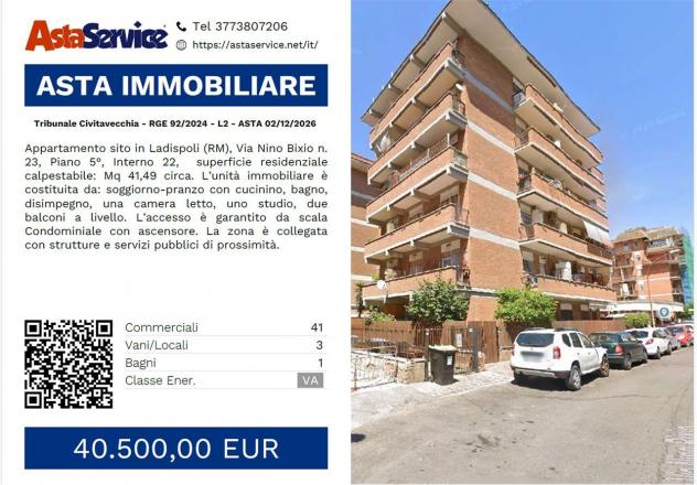 appartamento in vendita a Ladispoli