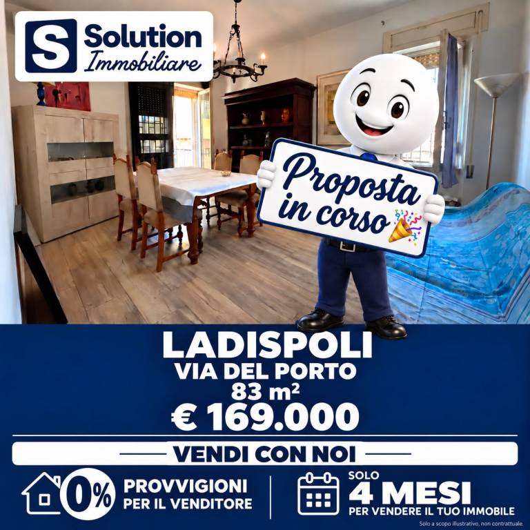 appartamento in vendita a Ladispoli
