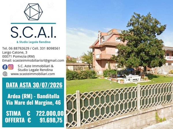 casa indipendente in vendita ad Ardea in zona Banditella