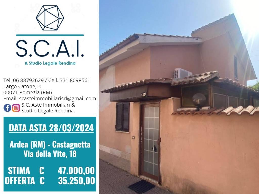 appartamento in vendita ad Ardea in zona Castagnola