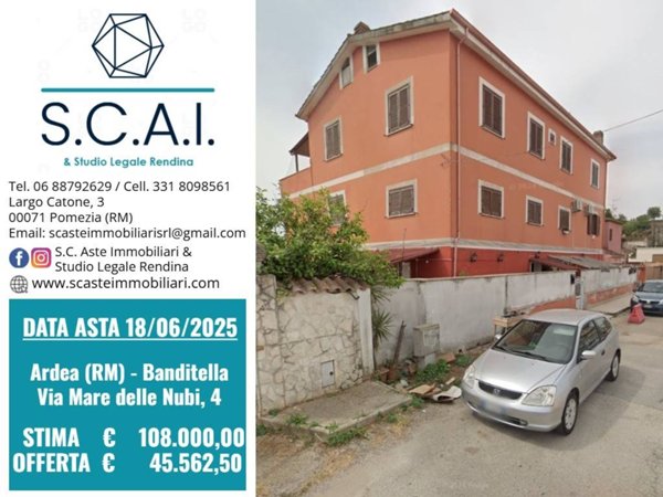 appartamento in vendita ad Ardea in zona Banditella