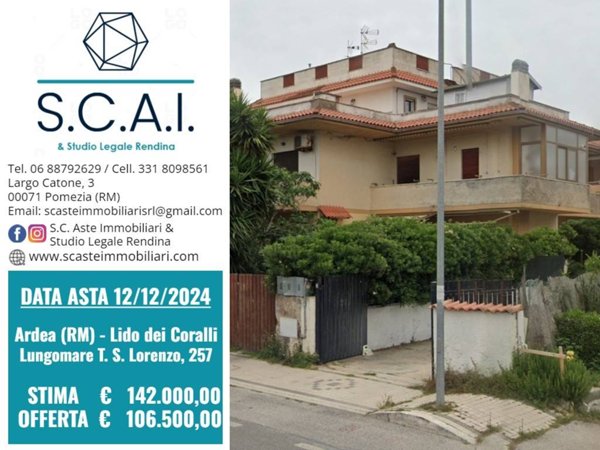 appartamento in vendita ad Ardea