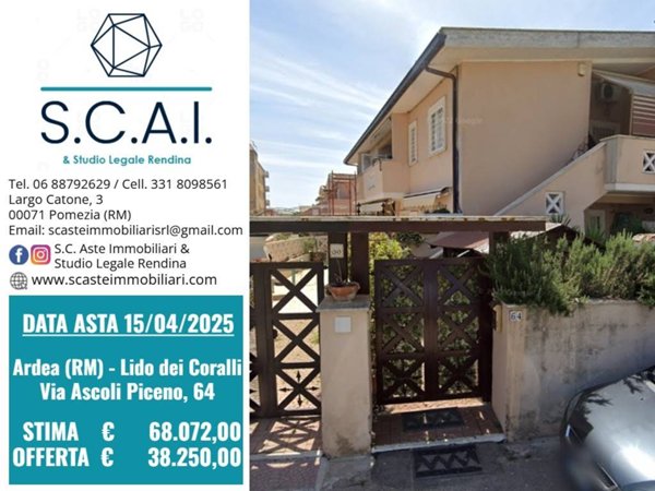 appartamento in vendita ad Ardea in zona Marina di Ardea