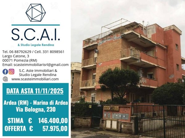appartamento in vendita ad Ardea in zona Marina di Ardea