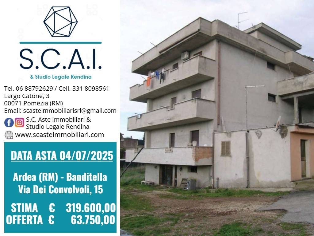 appartamento in vendita ad Ardea in zona Banditella