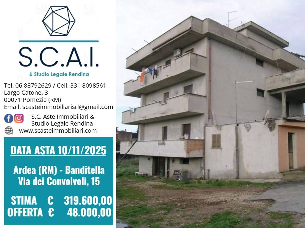 appartamento in vendita ad Ardea in zona Banditella