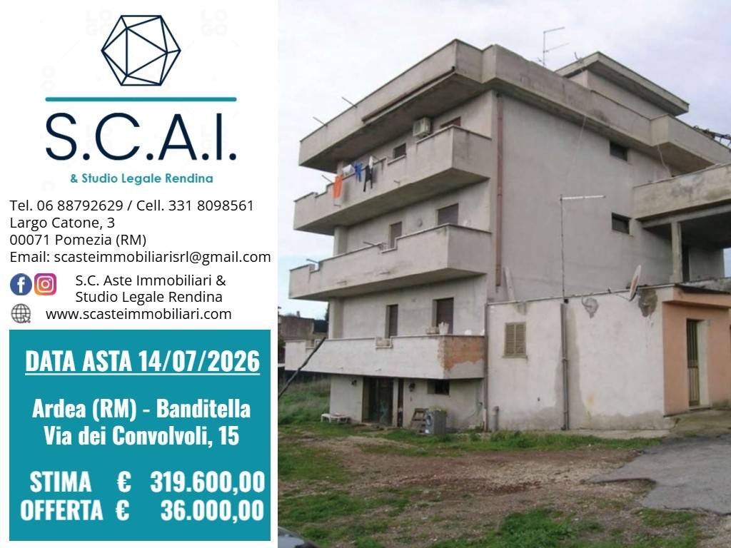 appartamento in vendita ad Ardea in zona Banditella