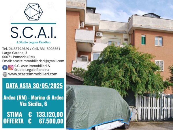 appartamento in vendita ad Ardea in zona Marina di Ardea
