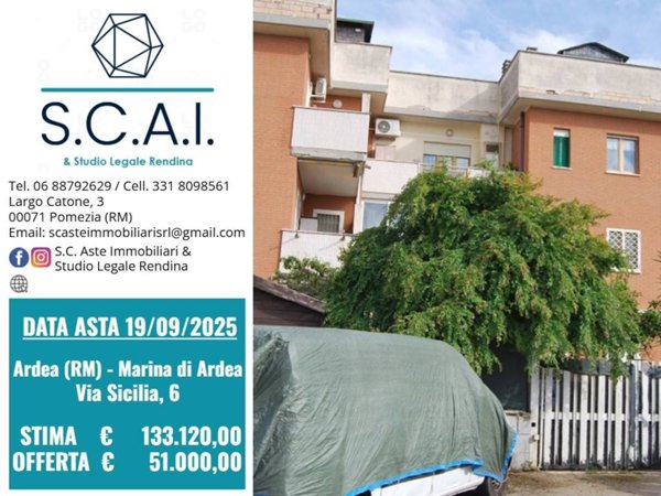 appartamento in vendita ad Ardea in zona Marina di Ardea