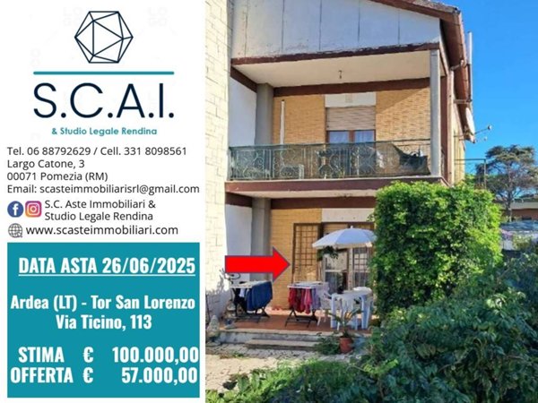 appartamento in vendita ad Ardea in zona Marina di Ardea