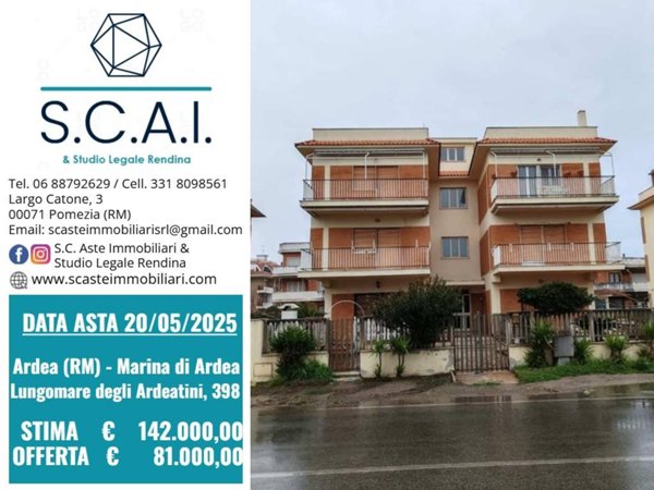 appartamento in vendita ad Ardea in zona Marina di Ardea