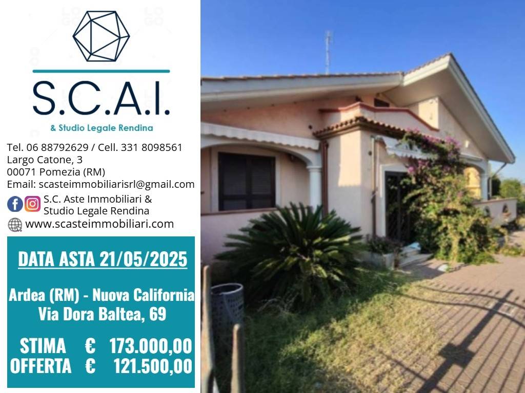 casa indipendente in vendita ad Ardea in zona Nuova California