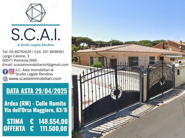 casa indipendente in vendita ad Ardea in zona Colle Romito
