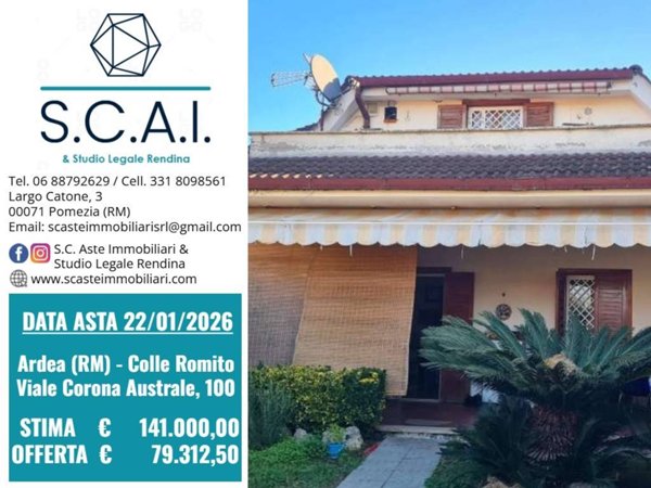 casa indipendente in vendita ad Ardea in zona Colle Romito