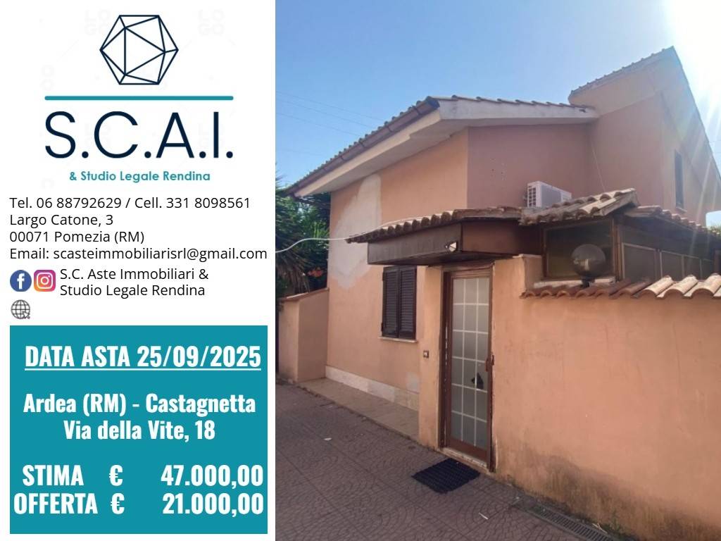 appartamento in vendita ad Ardea in zona Castagnola