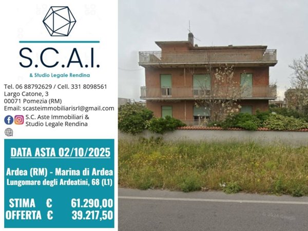appartamento in vendita ad Ardea in zona Marina di Ardea
